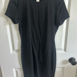 H&M  Basic Black T-Shirt Dress Photo 0