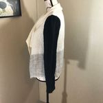 AQUA  cardigan size small black/white/gently used Photo 4