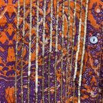 Like New Figue Cotton Maxi Dress with Gold Sequin Overlay Size Medium Photo 3