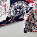 Talbots  Crewneck Tee Côte d'Azur Medium Nautical‎ Preppy Travel Stretch Coastal Photo 4