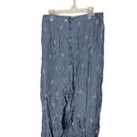American Eagle Blue‎ White Striped Embroidered Eyelet Button Front Maxi Skirt M Blue Size M Photo 10