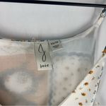 Joie  Silky Chiffon Multicolor‎ Handkerchief Print V Neck Tank Top Photo 5