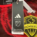 Adidas NWT Seattle Sounders FC Red and Black Jersey Size Small Photo 4