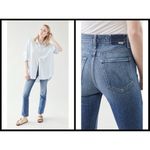 💕MOTHER SUPERIOR💕 High Waisted Rider Skimp Jeans ~ Cowboys Don't Cry 28 NWOT Blue Photo 6