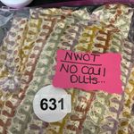 Multicolor Striped Swim Coverup Yellow Size XL Photo 6