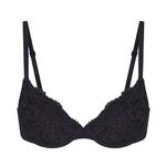 SKIMS Fits Everybody Lace T-shirt Bra Onyx Size 34D Photo 0