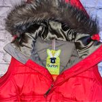 Burton  Vest Ski Snowboard Fur Trim Hooded Red Small Womens Puffer Winter Dryride Photo 7