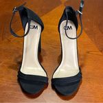 Ccm Womens High Heels Shoes Black Ankle Block Heel Strap 7.5 (N) Photo 1