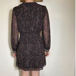 ZARA  Edgy Long Sleeve Mini Dress Size Medium Photo 3