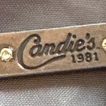 Candie's Vintage Metallic Cotton Polyester Blend Y2K Silver Bomber Jacket w Liner Photo 7