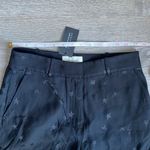 Equipment NEW x Tabitha Simmons Black Warsaw jacquard Star tapered Pants Photo 6