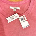 NWT Ellen Tracy "Happy Holiday" tunic top. with Pockets/Long Shirt Photo 8