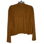 French Laundry Womens Waterfall Cardigan Brown Microfiber Fly Away Waterfall XL Photo 2