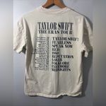 Taylor Swift  The Eras Tour US Dates T-Shirt SMALL Cream Beige Official Merch Photo 3