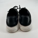 Anthropologie Anthro J/slides black Damien Perforated Knit Platform Sneakers Shoes size 8 Photo 5