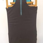 Bongo Netted Black Palm Tree Dress Racerback Photo 2