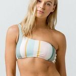 Billabong NWT x The Salty Blonde Feelin One Shoulder Bikini Top Size Large Photo 0