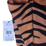 Volcom NWT Zebra Print One-Piece Swimsuit - Med Photo 4
