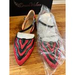 Dream Walkers Kusama Red 37 Women's Flats Handmade in Spain Size 6 Photo 9