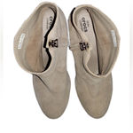 Crocs  Leigh Women's Size 7 Chukka Wedge Booties Tan Suede Lace-up Comfort Photo 7