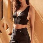 Forever 21  Distressed Black Denim Long Shorts Photo 0