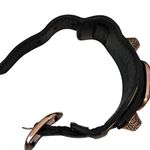 Balenciaga  Arena Giant Black Leather  Rose Gold Bracelet Small $230 Photo 6