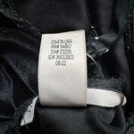 Victoria's Secret  Black Velour Slip Dress L Photo 4