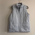 Nike  Women's Gray Blue Platinum Puffer Vest Large Photo 5