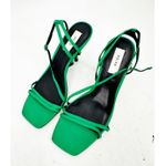 Reiss Bali Green Stiletto Mid Heel Strappy Sandals Size 7 Photo 5