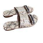Free People  Saturaday Snake Strappy Leather Flat Sandals 41/10 Photo 4