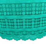 Trina Turk Merengue Green Off-Shoulder Lace Dress Size Medium Photo 1