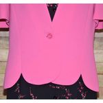 Studio 1 Ladies 2 Piece Pink Jacket & Black Dress 14 Maxi Retro Church Career Photo 2