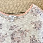 Bar III Floral Print Long Sleeve Scoop Neck Top M Photo 2