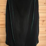 Vintage Hollywood Nites Medium Green Crushed Velvet Off Shoulder Dress Christmas Photo 4
