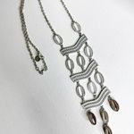 Stella & Dot  Kimberly Long Tiered Silver Necklace Photo 1