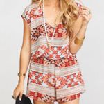 Show Me Your Mumu Santa Fe Fiesta Rowdy Romper Aztec Southwestern Bohemian Print Photo 0