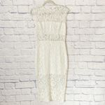Alexis  Leona white lace midi dress medium Photo 1