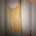 Iridescent Vintage Hand Sequined Beaded Embellished Stretch Dress New Years Eve Gold Size XS Photo 13