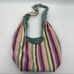 Rainbow Pride Stripe Purse Tote Adjustable Tie Multicolor CarryAll Shoulder Bag Photo 5