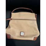 Dooney & Bourke  Taupe Pebble Grain Purse Shoulder Bag Lightly Used‎ Photo 3