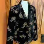 Ellison NWT velvety floral blazer Photo 4