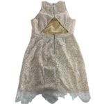 superdown  Dress Womens Medium Patty High‎ Neck Crochet Lace Mini Photo 4