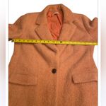 Loft Herringbone Melange Coat in Soft Pink - Size M Photo 5