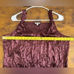 Nic+Zoe NWT Elevated Slip Dress Size XL Redwood Satin Midi Sheath Sleeveless Photo 7