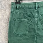 We The Free Womens Size 28 Denim Front Zipper Mini Skirt Green Photo 7