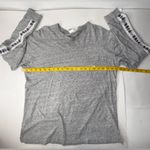 PINK - Victoria's Secret VICTORIAS SECRET‎ PINK Shirt Rare Bling Big Dog Campus Pocket Womens Size M Gray Photo 3