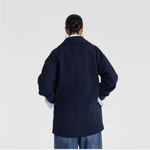 KBB by KAHLANA x Target Women's M Medium The Pea Coat Navy Blue Melton Wool New Photo 1