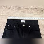 AGOLDE  Jamie High‎ Rise Classic Jeans Coal Black size 24 Photo 6
