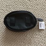 NEW Colorful Sequin Vegan Leather Zippered Pouch Small Bag NWT Black Photo 2