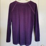 Lululemon Emerald Faded Washed Purple Ink Pima Cotton Long Sleeve Top | Size 8/M Photo 7